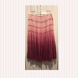 Lafayette 148 Long Boho Skirt